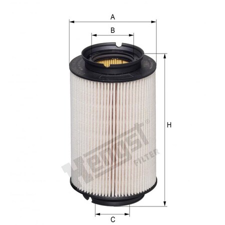 Hengst Fuel Filter, E72Kp02D107 E72KP02D107